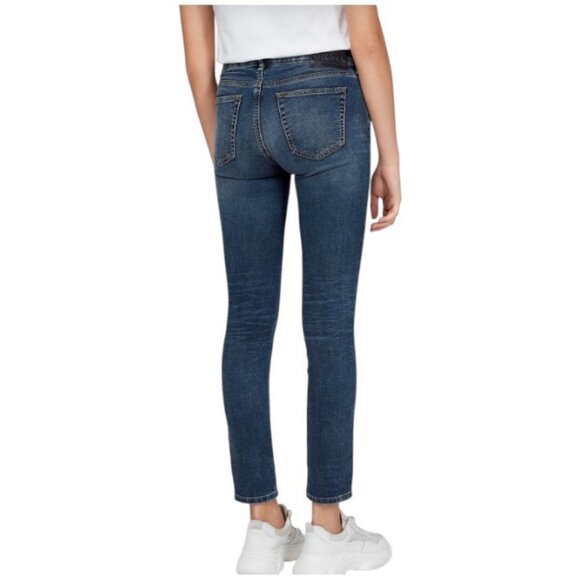 Diesel women's blue D'Ollies skinny sweat jeans size 31 - Picture 5 of 5